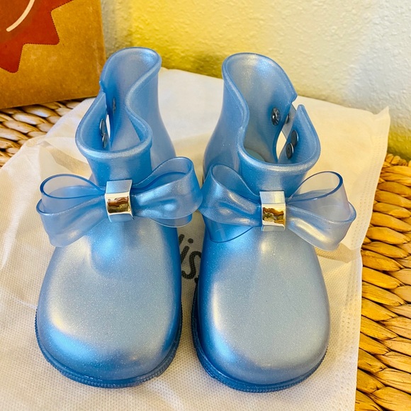 Mini Melissa Other - Mini Melissa Girl's Sugar Bow Rain Boots